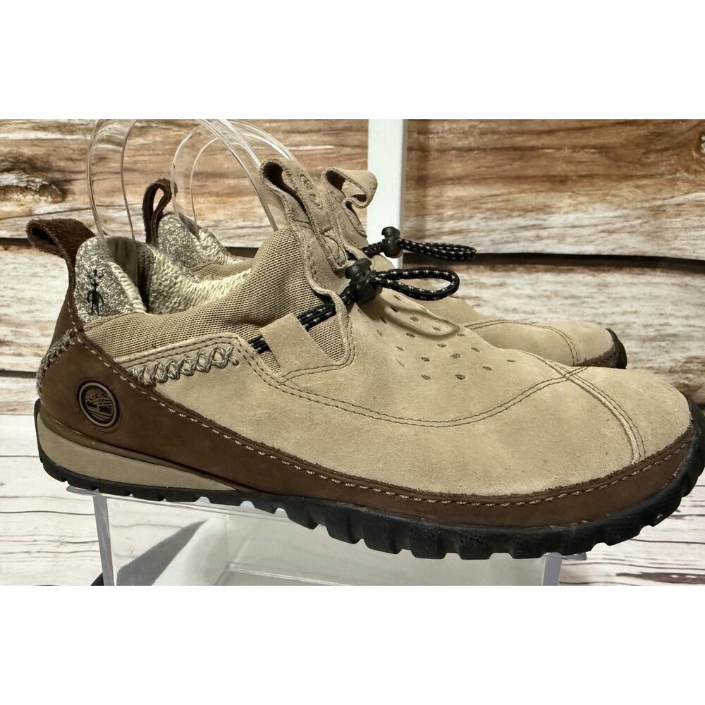 Timberland Smartwool Power Lounger Loafers Shoes Tan Suede Women's 7